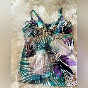 Tropical Print Women's Top